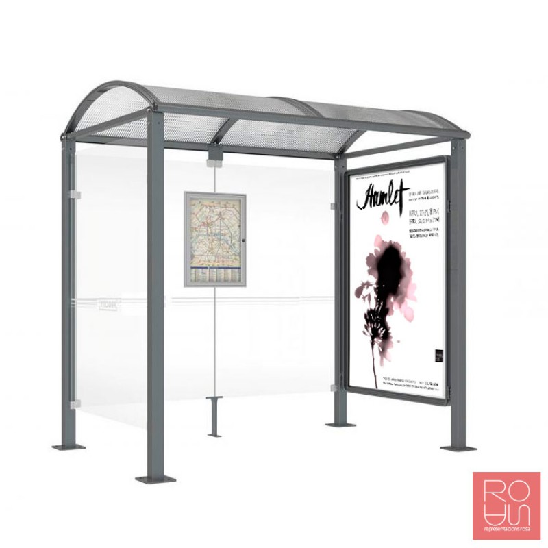 Marquesina parada d'autobús Bòveda